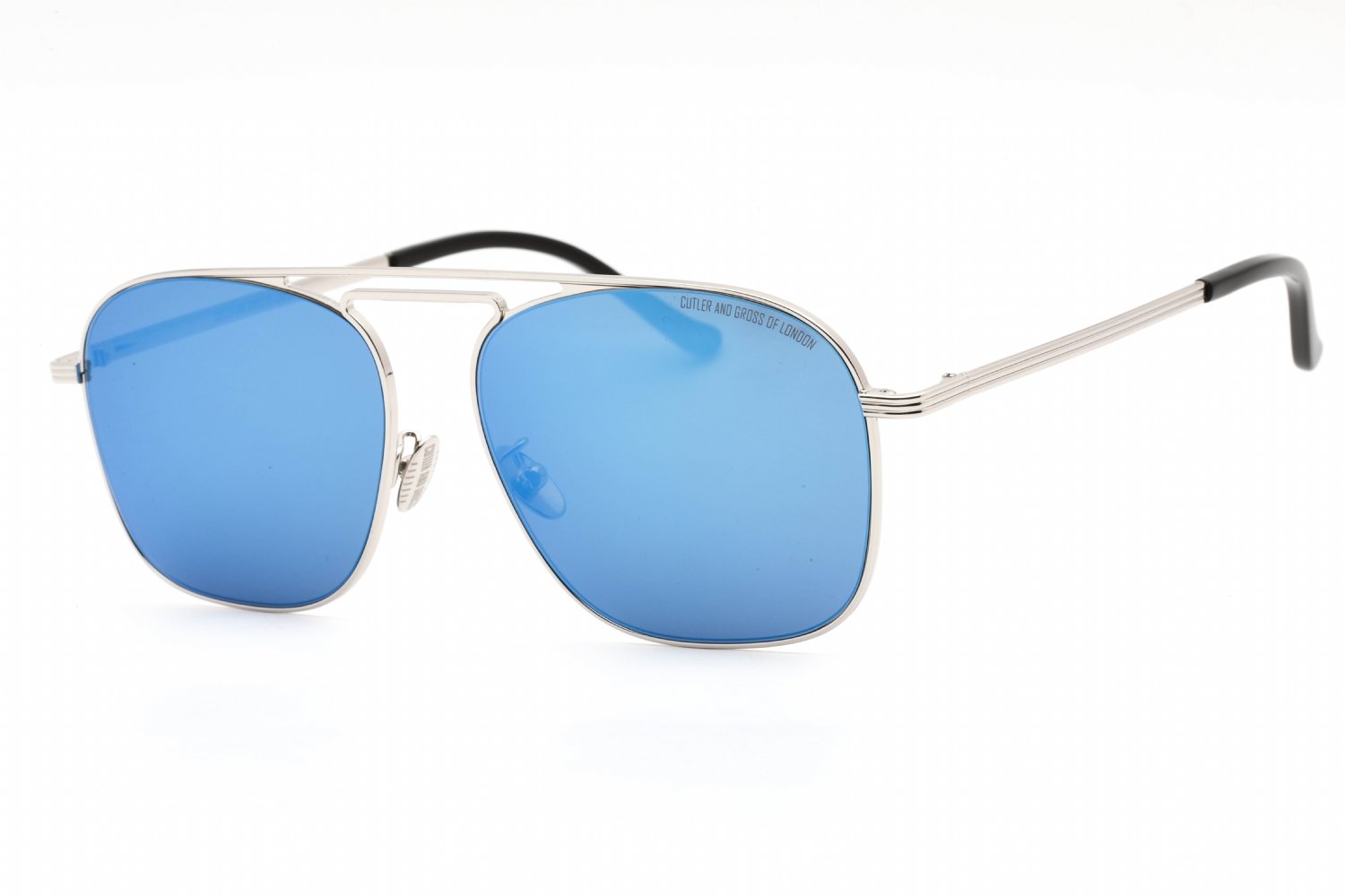 Cutler and Gross CG1310S Silver/Black / Blue 007 56-15-140 MM