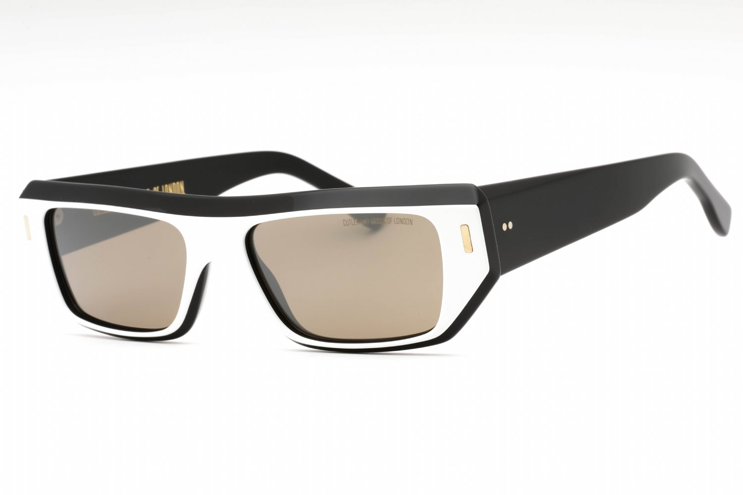 Cutler and Gross CGSN1367 White on Black / Grey 004 55-17-145 MM