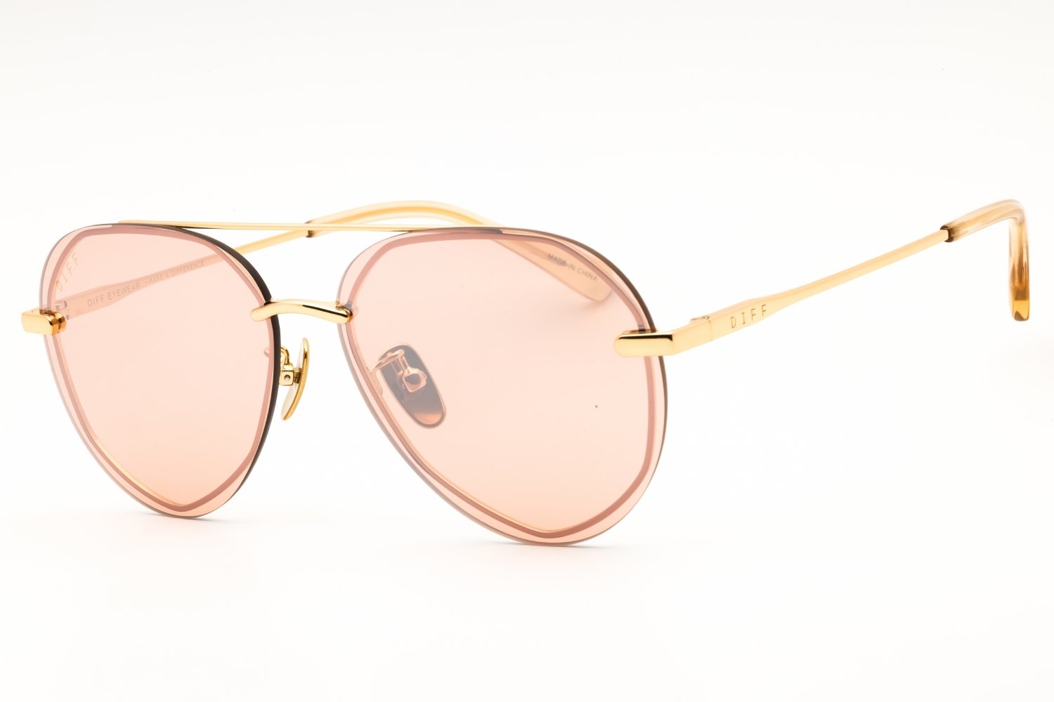DIFF Eyewear SDFLNOX GOLD/HONEY CRYSTAL 57250N XX