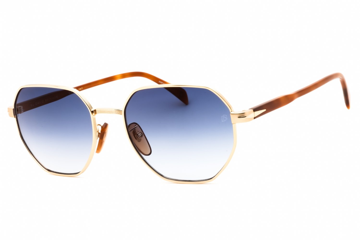David Beckham DB 1162/F/S Gold/Gradient Blue Gold Mirror 006J 1V 56X19X145