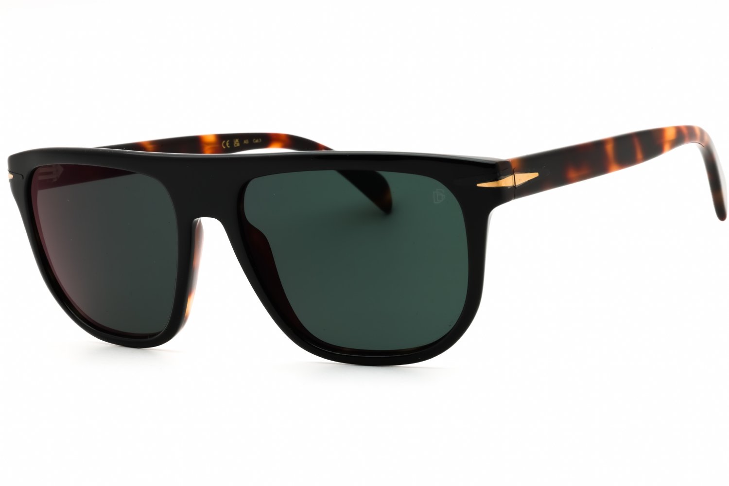David Beckham DB 7111/S Black Havana/Green mirror 0WR7 MT 56-17-145 MM