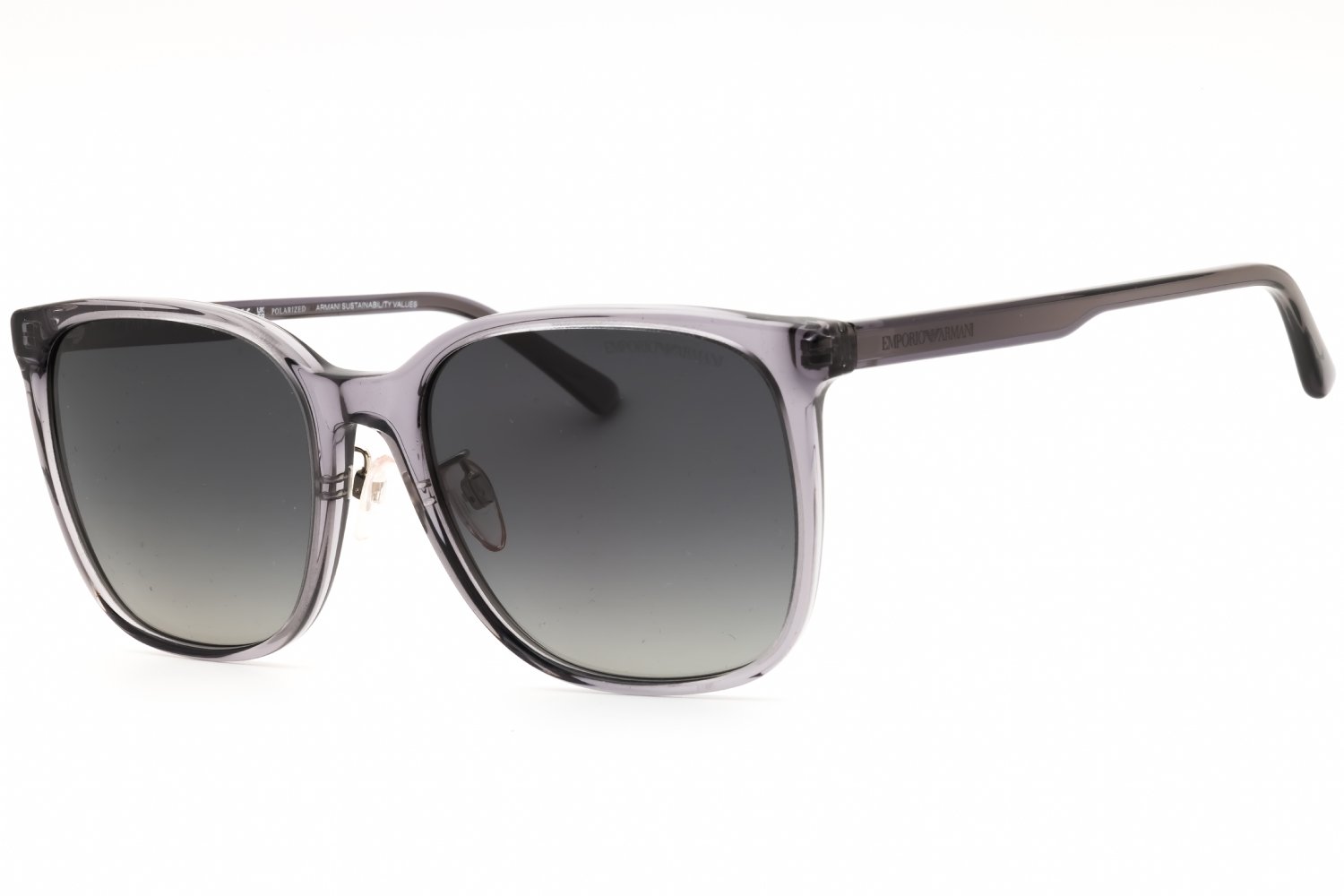 Emporio Armani 0EA4206D Shiny Transparent Grey/Polar Grey 5029T3 57-19-145 MM