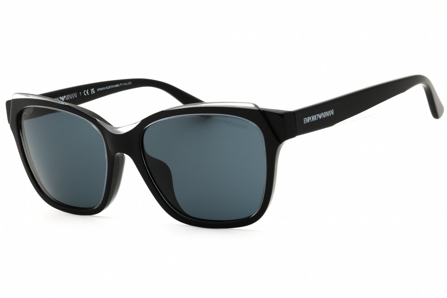 Emporio Armani 0EA4209F Shiny Black/Top Crystal/Dark Grey 605187 54-17-140 MM