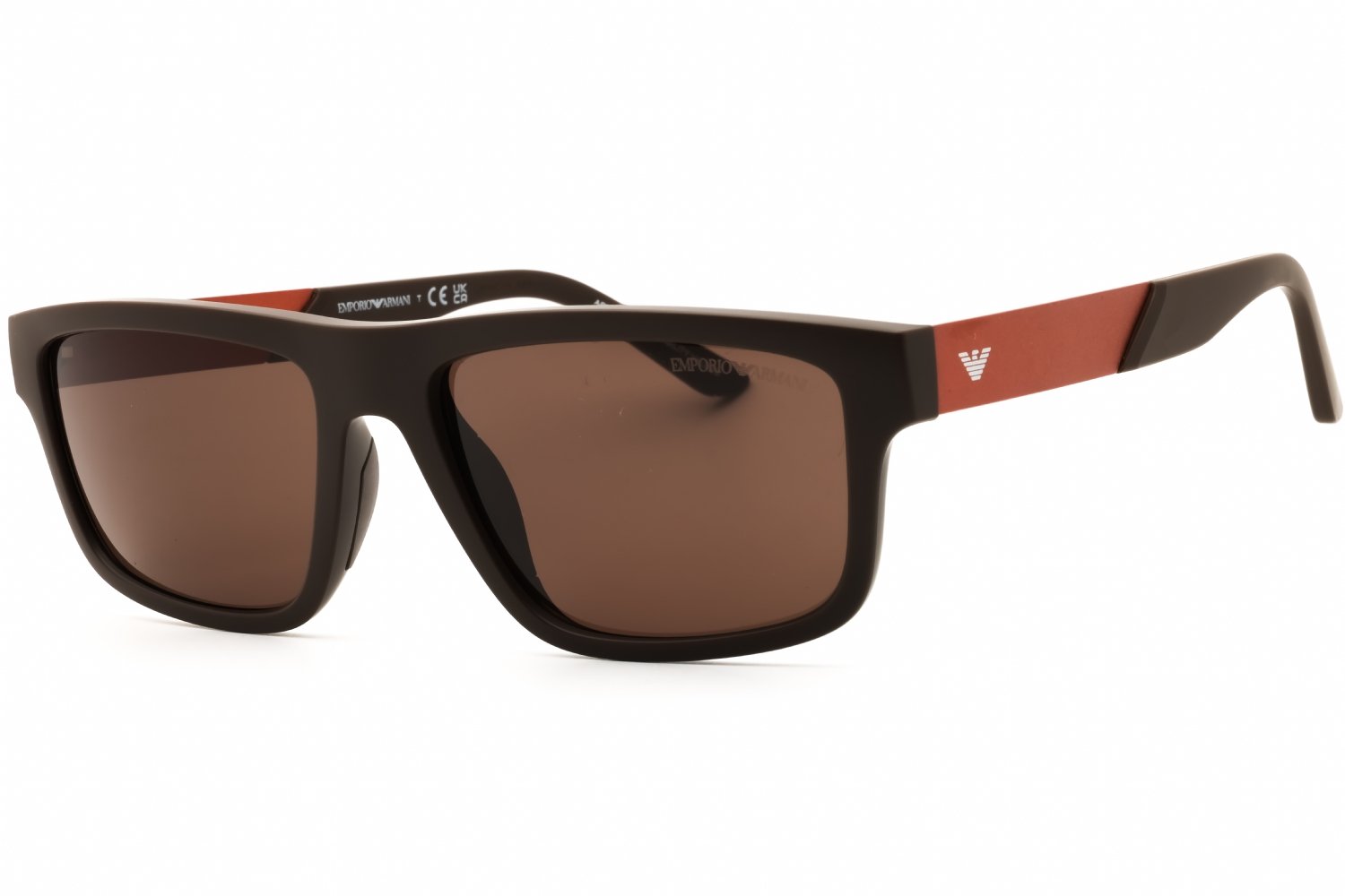 Emporio Armani 0EA4244U Matte Brown/Dark Brown 624373 57-18-145 MM