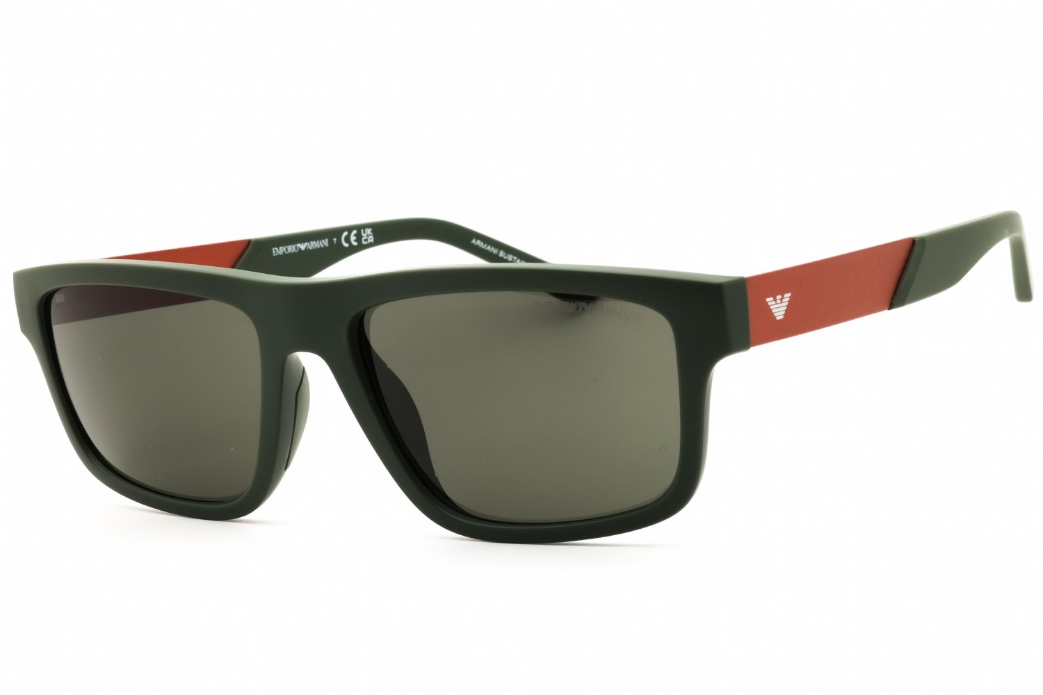 Emporio Armani 0EA4244U Matte Green/Dark Brown 618471 57-18-145 MM