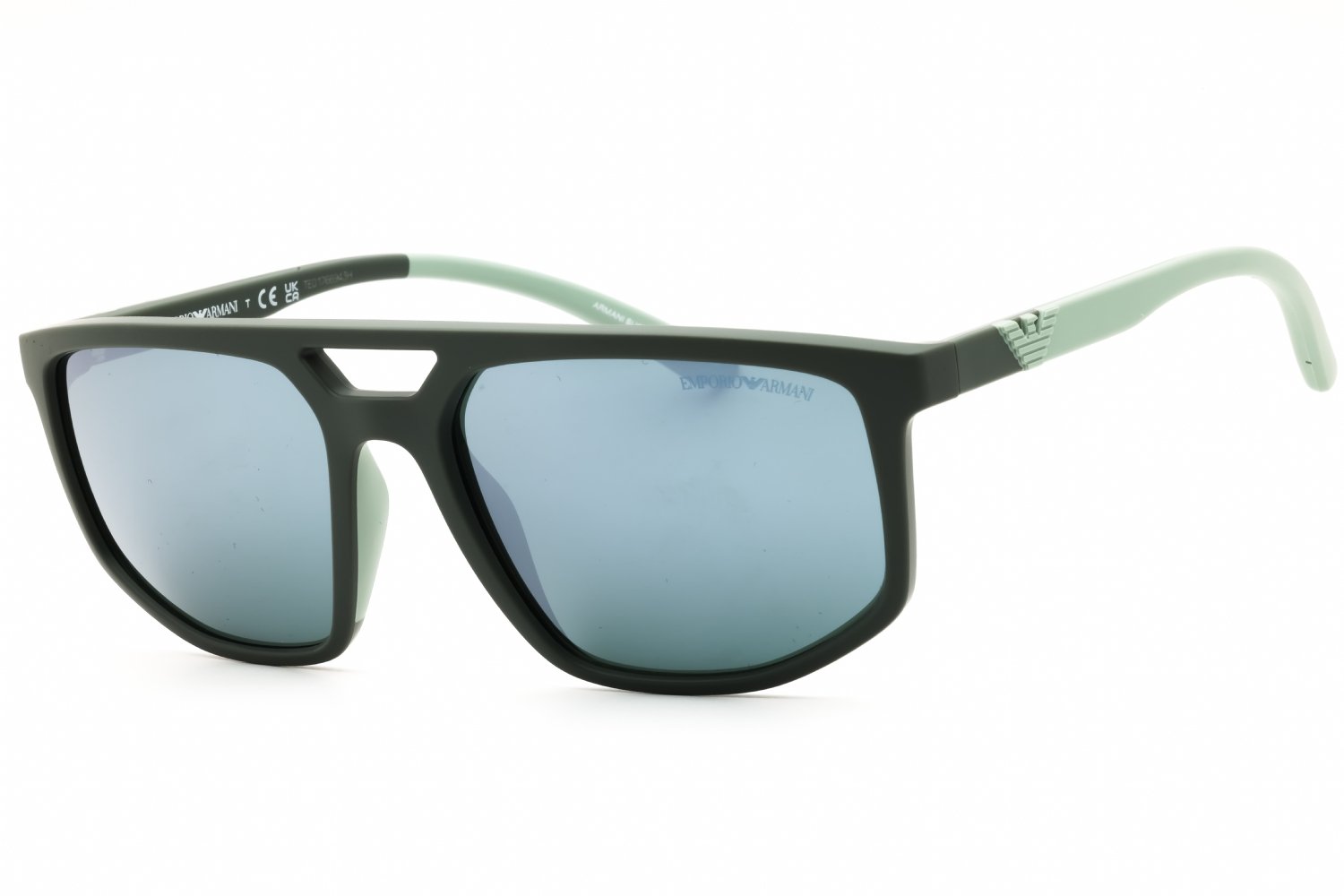 Emporio Armani 0EA4248U Matte Agave Green/Green Mirror Silver 625930 58-18-145 MM