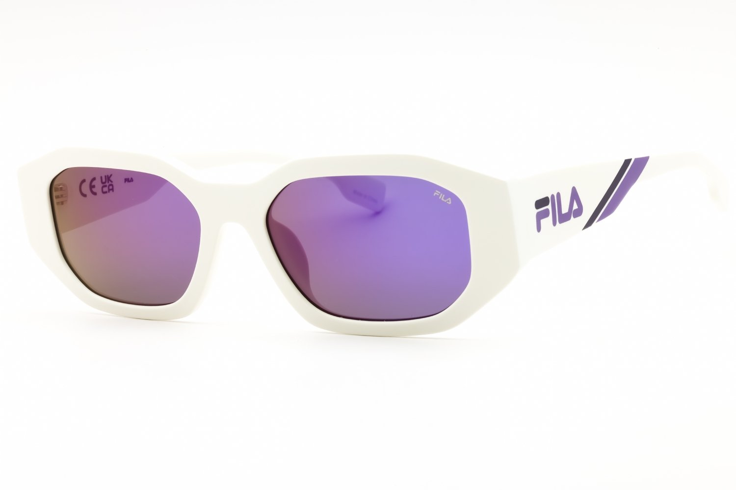 FILA SFI315 SHINY SNOW WHITE/Violet Mirror 847X 54-18-140 MM