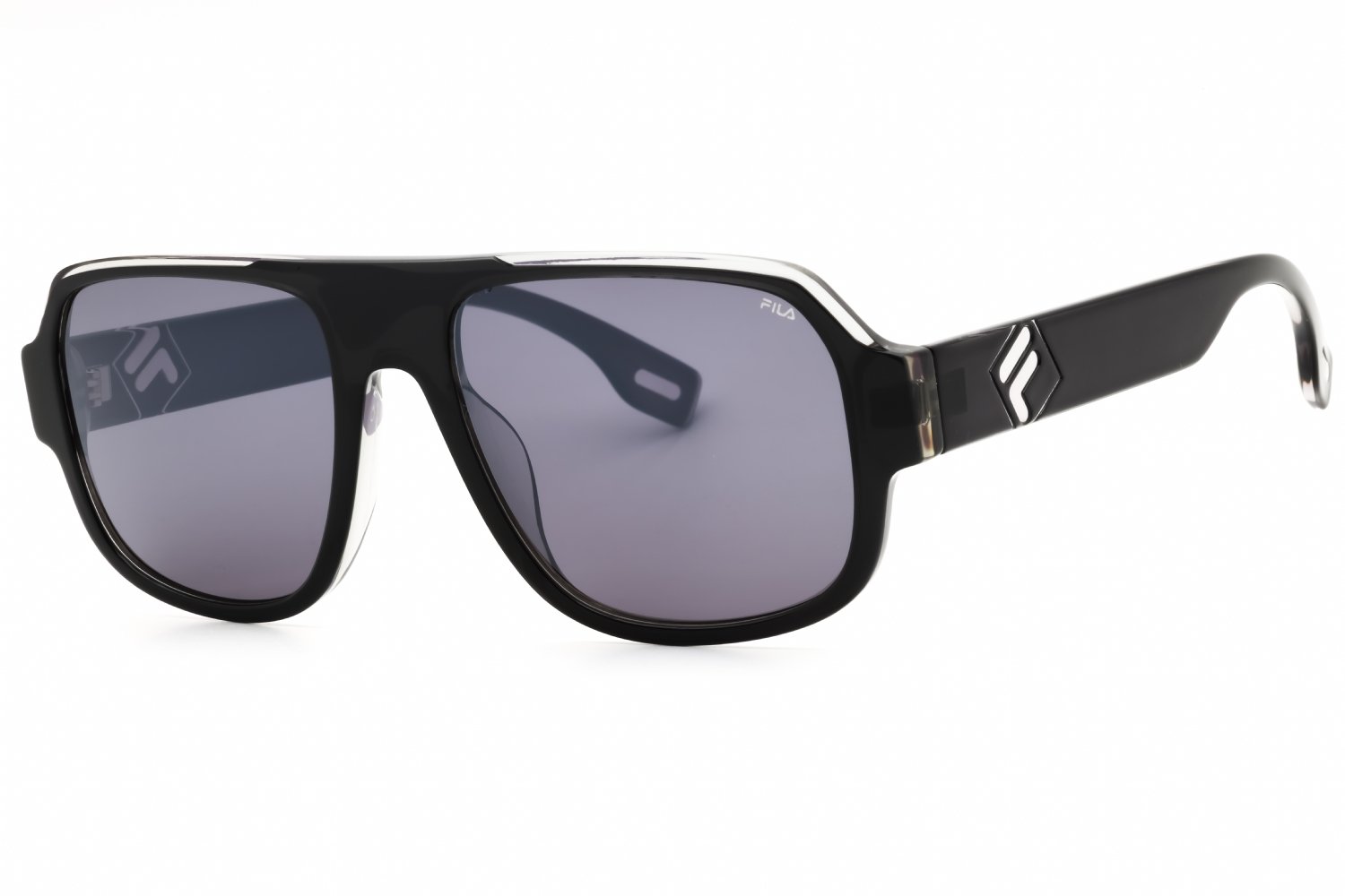 FILA SFI529 LIGHT GREY W/DARK GREY TOP / SMOKE/MIRROR SILVER 6HKX 54-18-140 MM