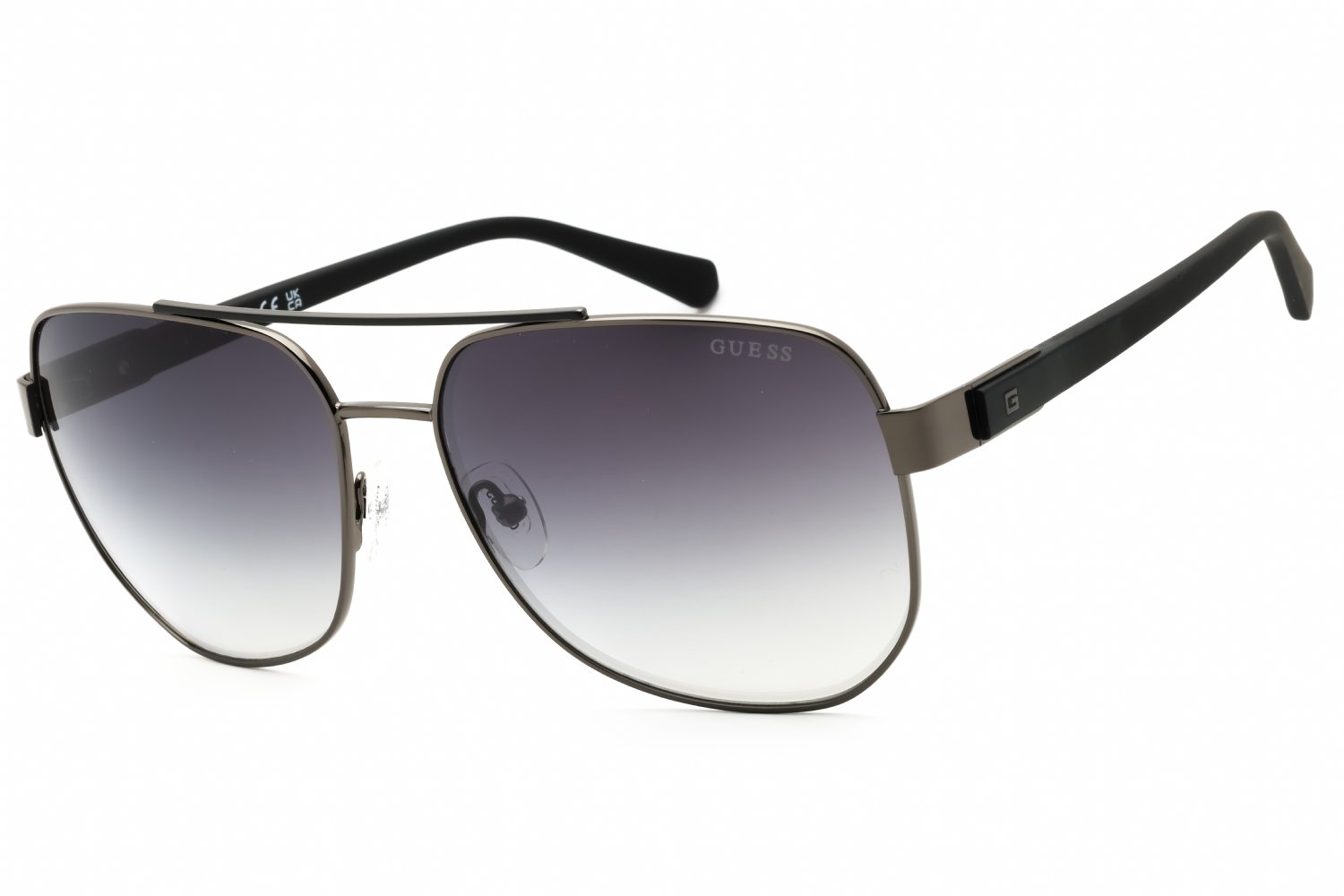 Guess GU00015 shiny gunmetal  / smoke mirror 08C 61-16-140 MM