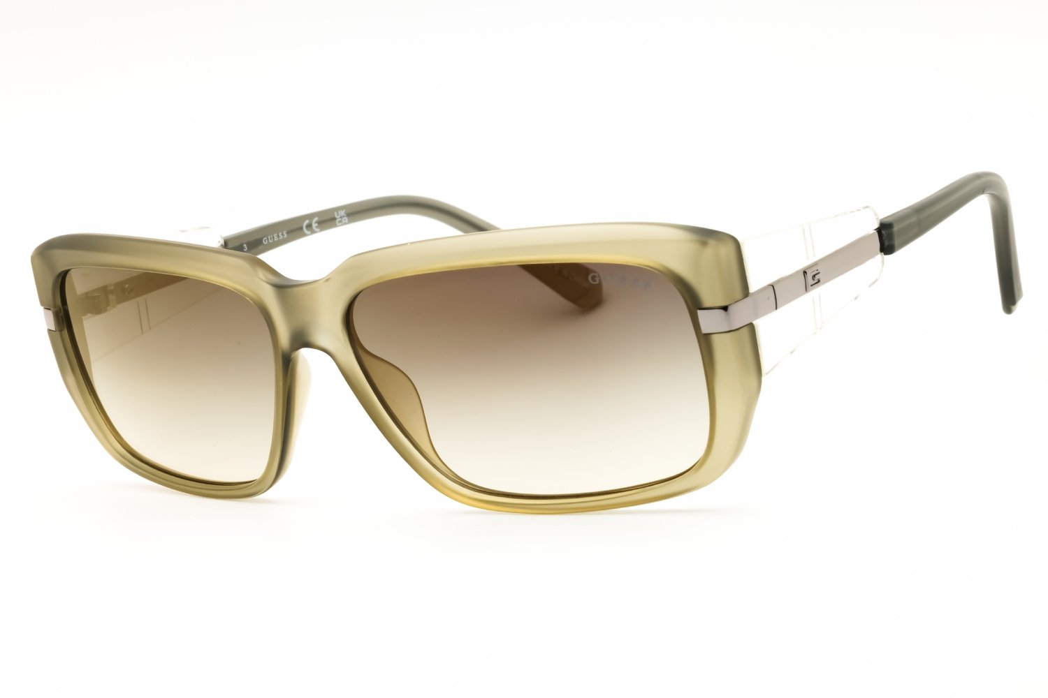 Guess GU00090 shiny light green / green mirror 93Q 60X14X140