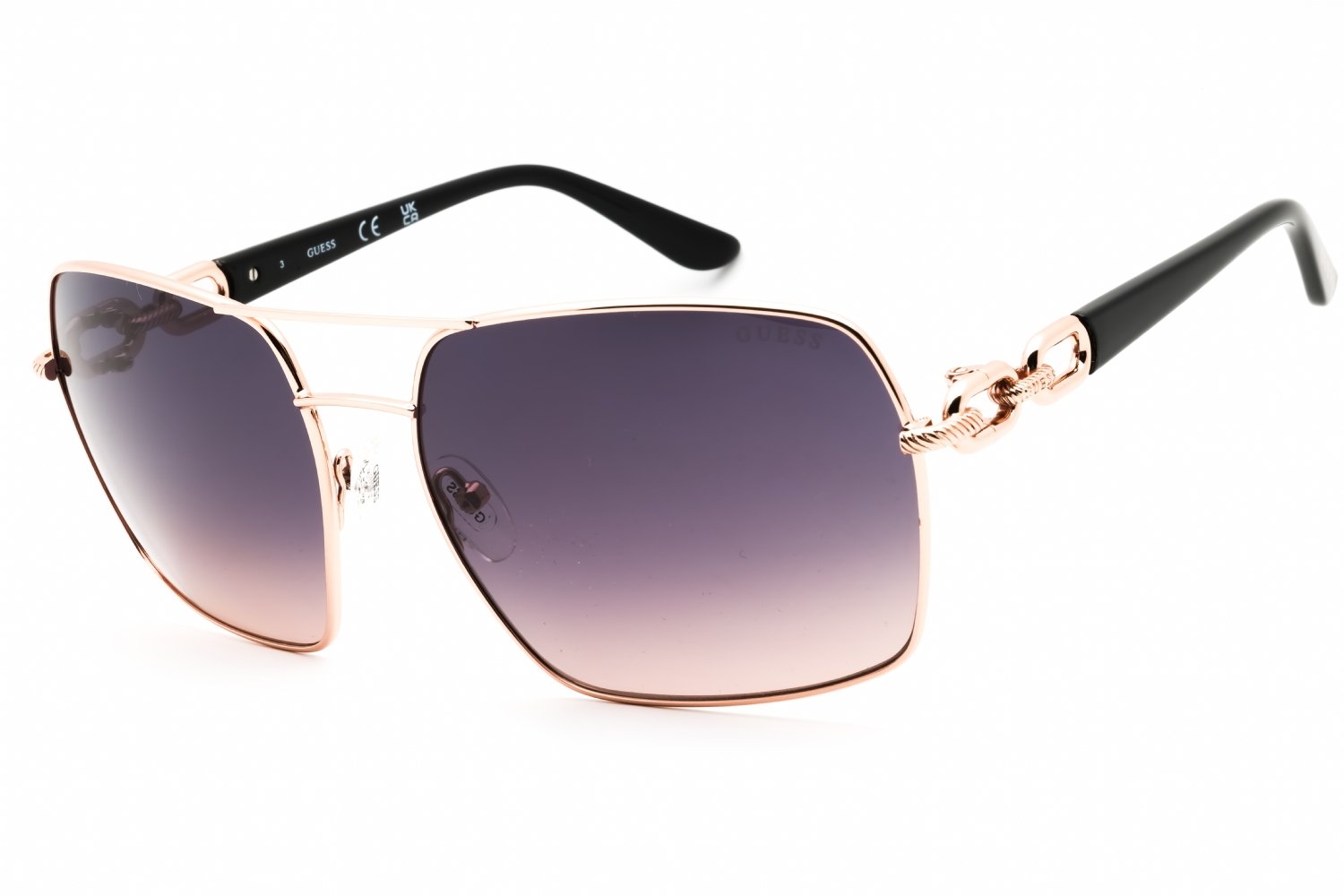 Guess GU00159 shiny rose gold / gradient smoke 28B 63-17-130 MM
