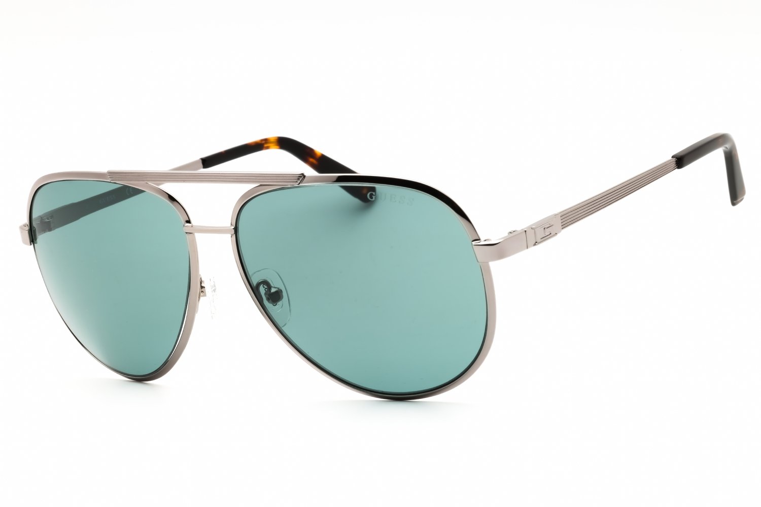 Guess GU00209 shiny gunmetal  / blue 08V 61-14-145 MM