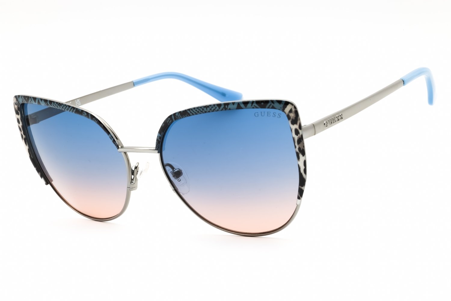 Guess GU00217 shiny light nickeltin / gradient blue 10W 59-17-140 MM