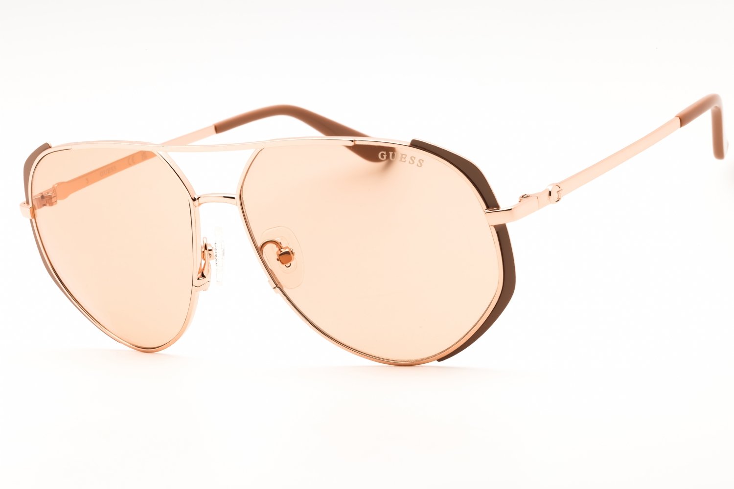 Guess GU00219 Matte Beige / Polished Rose Gold 58E 59-13-140 MM