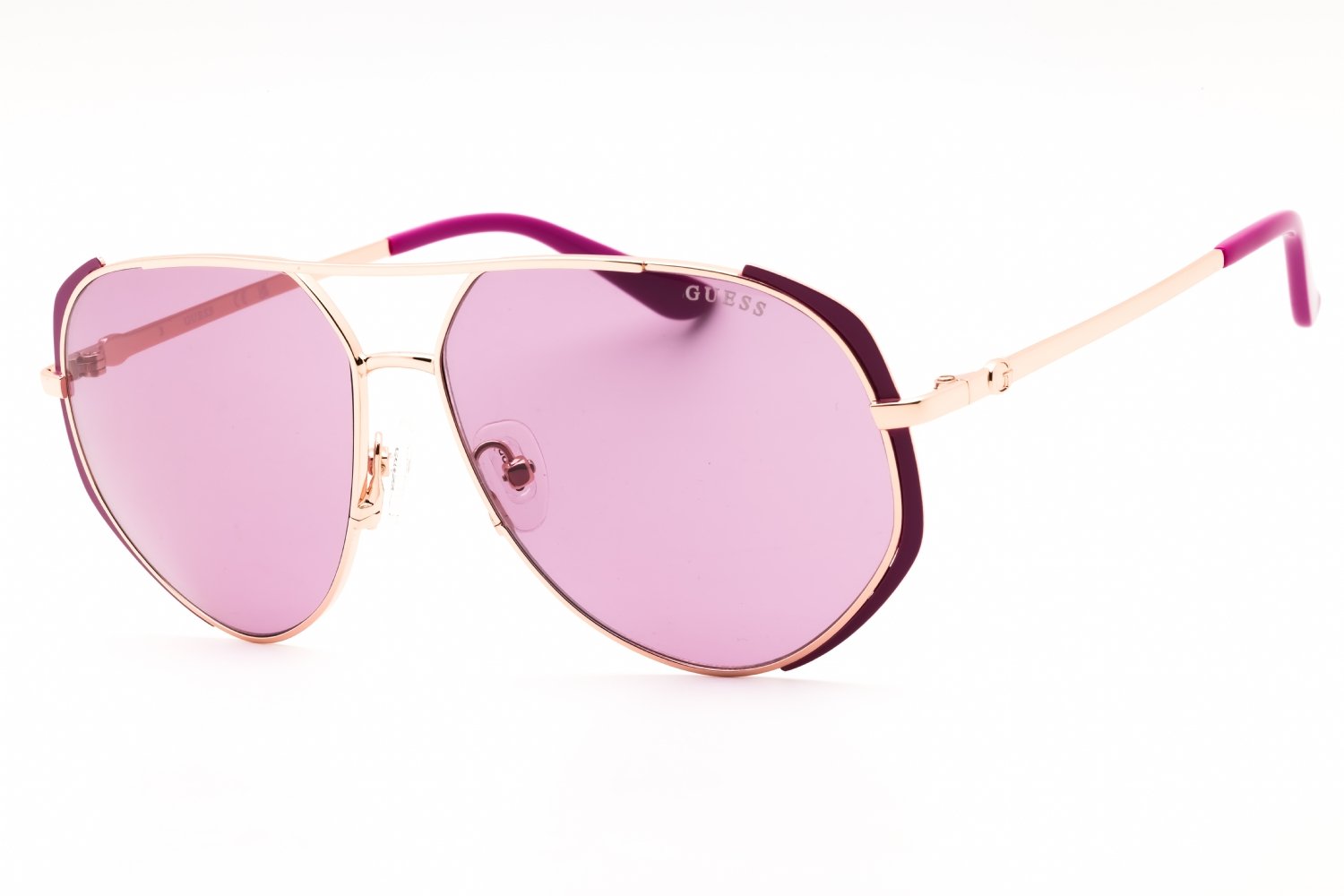 Guess GU00219 Matte Purple / Shiny Rose Gold 82Y 59-13-140 MM