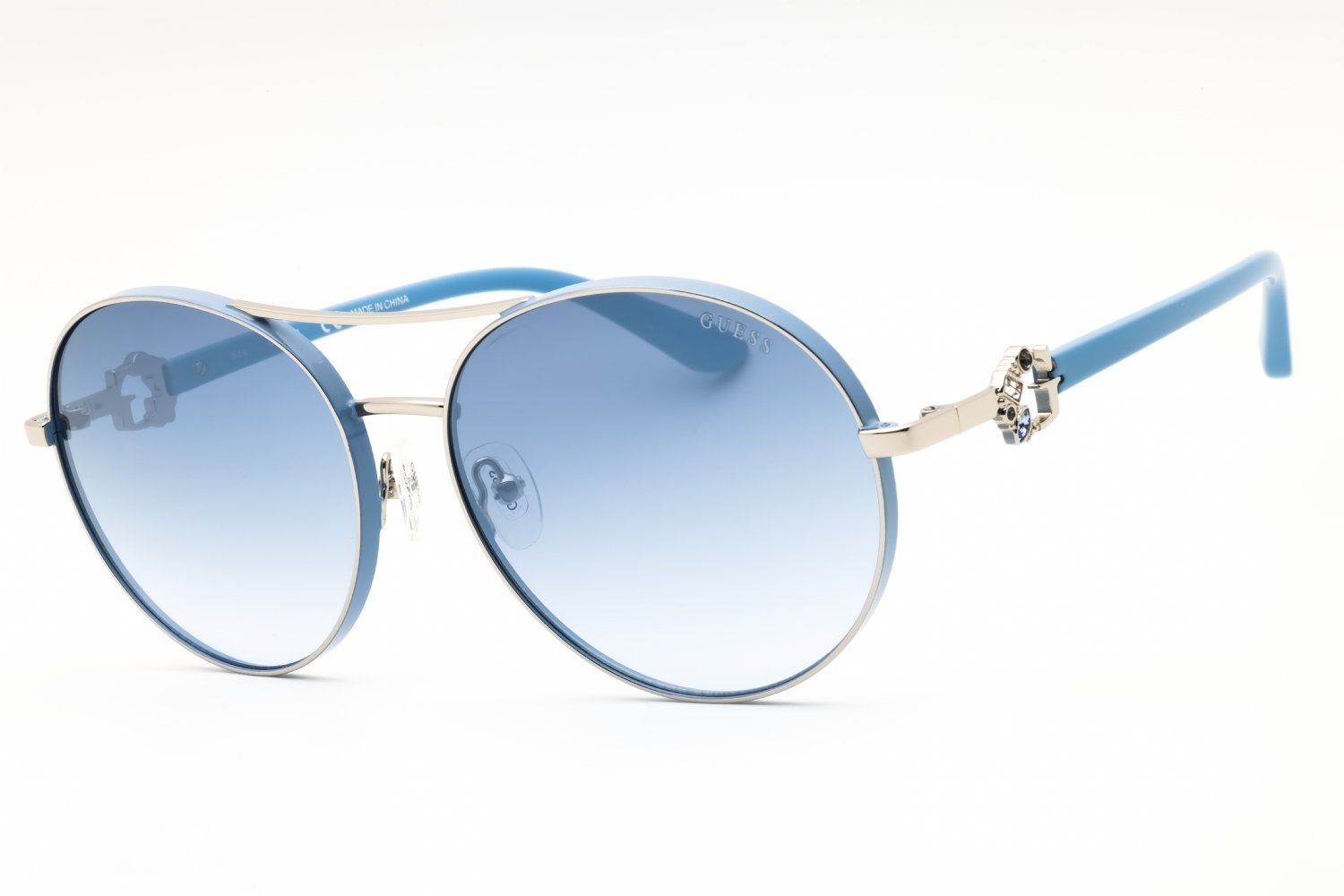 Guess GU7791-S shiny light nickeltin / gradient blue 10W 62X17X140