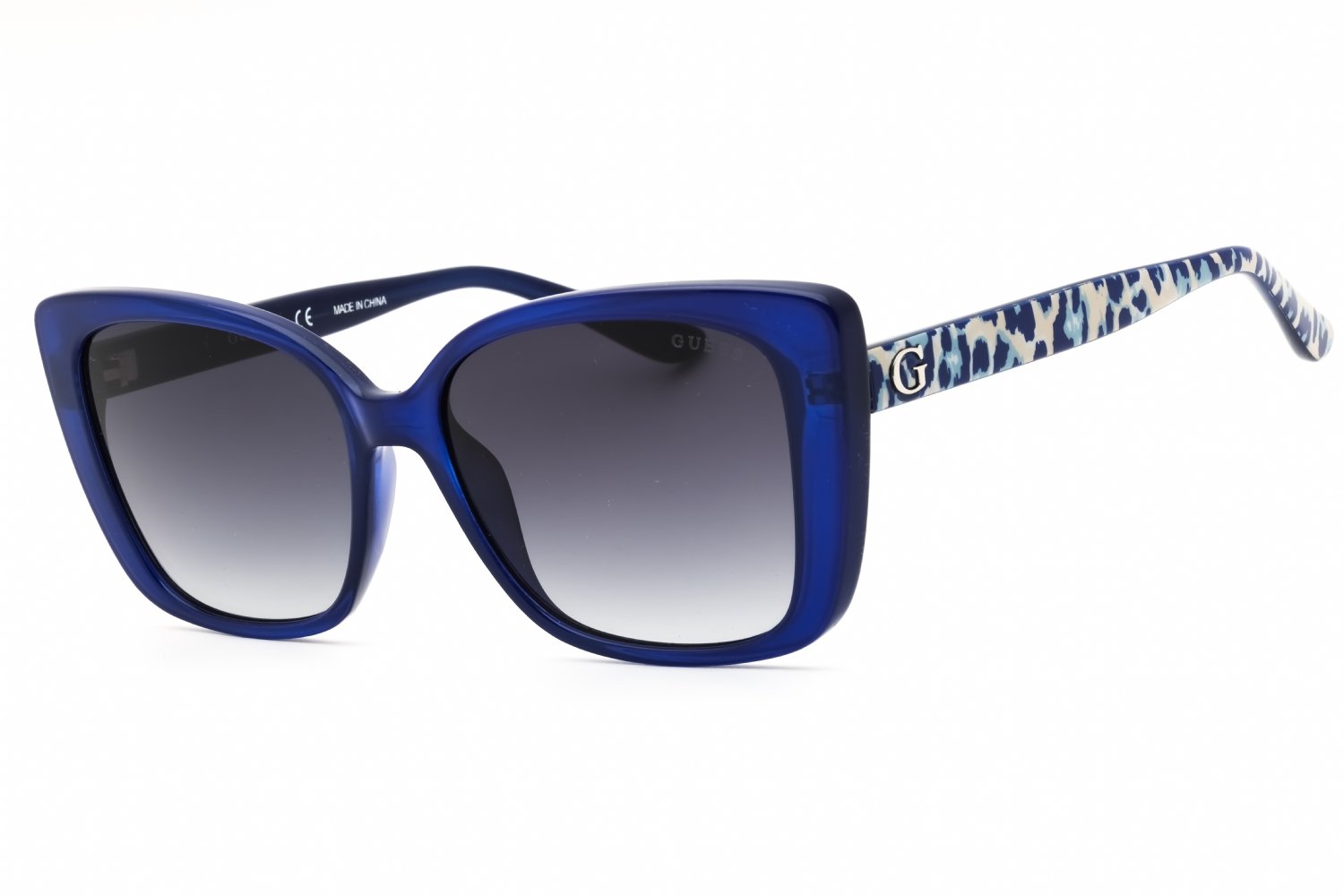Guess GU7829 shiny blue / gradient smoke 90B 56X16X140