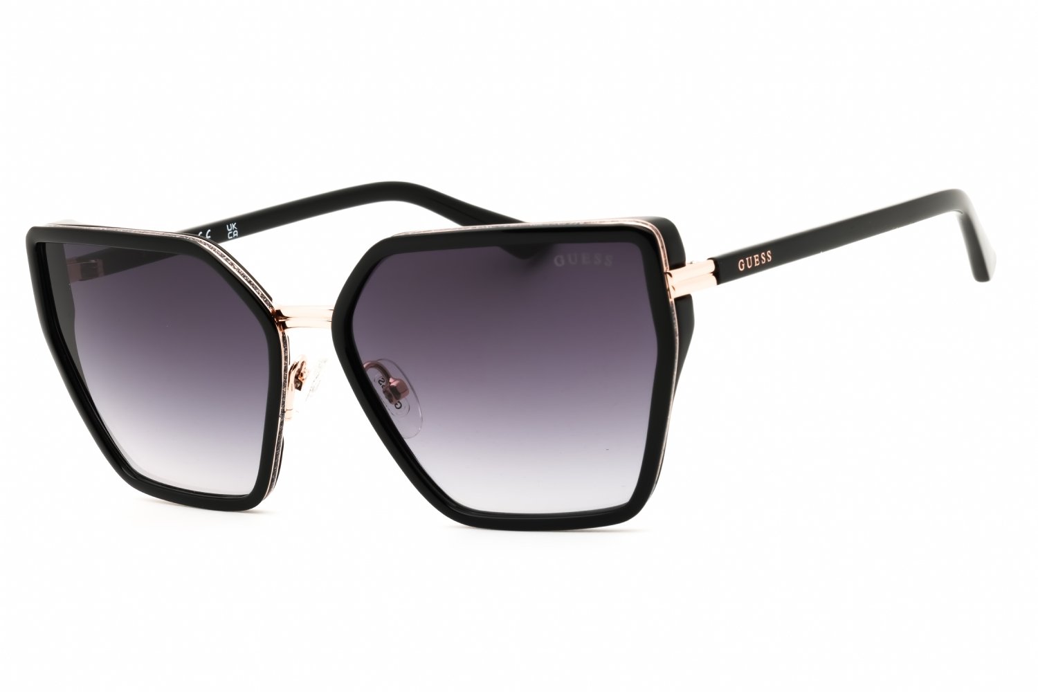 Guess GU7871 shiny black / gradient smoke 01B 59X16X135