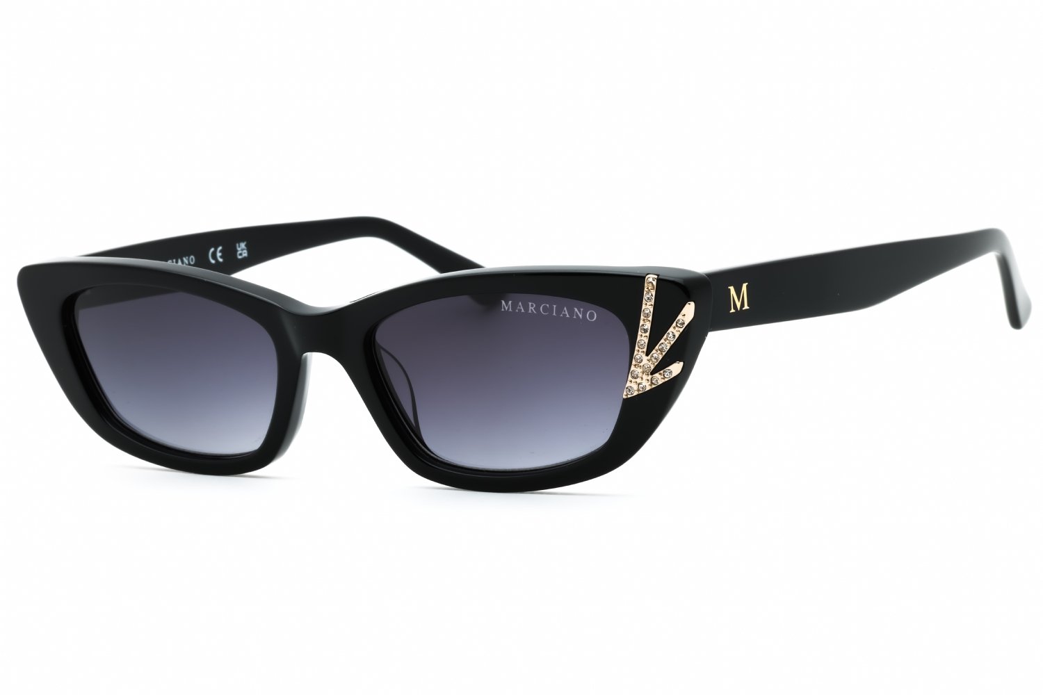 Guess by Marciano GM0822 shiny black / gradient smoke 01B 53-18-140 MM