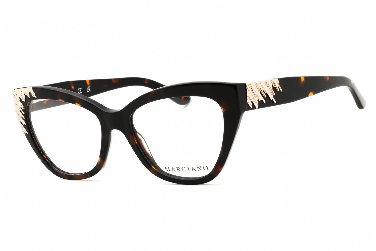 Guess by Marciano GM50037 dark havana/clear demo lens 052 53-17-140 MM