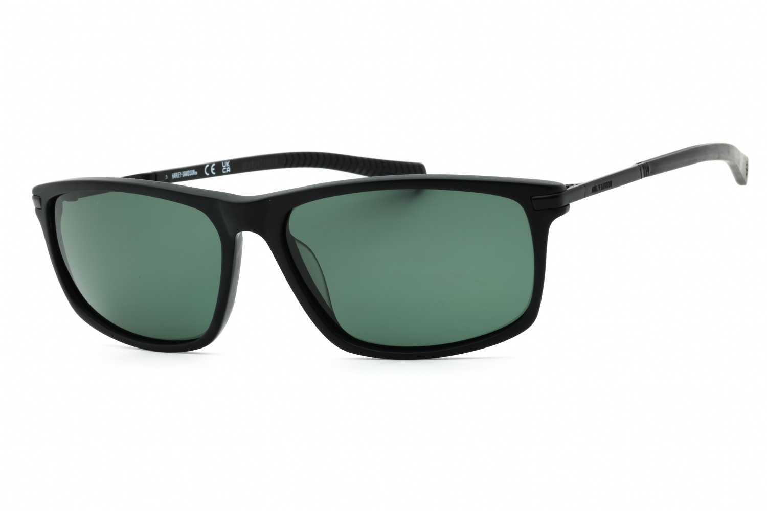 Harley Davidson HD0979X matte black / green polarized 02R 59-15-140 MM