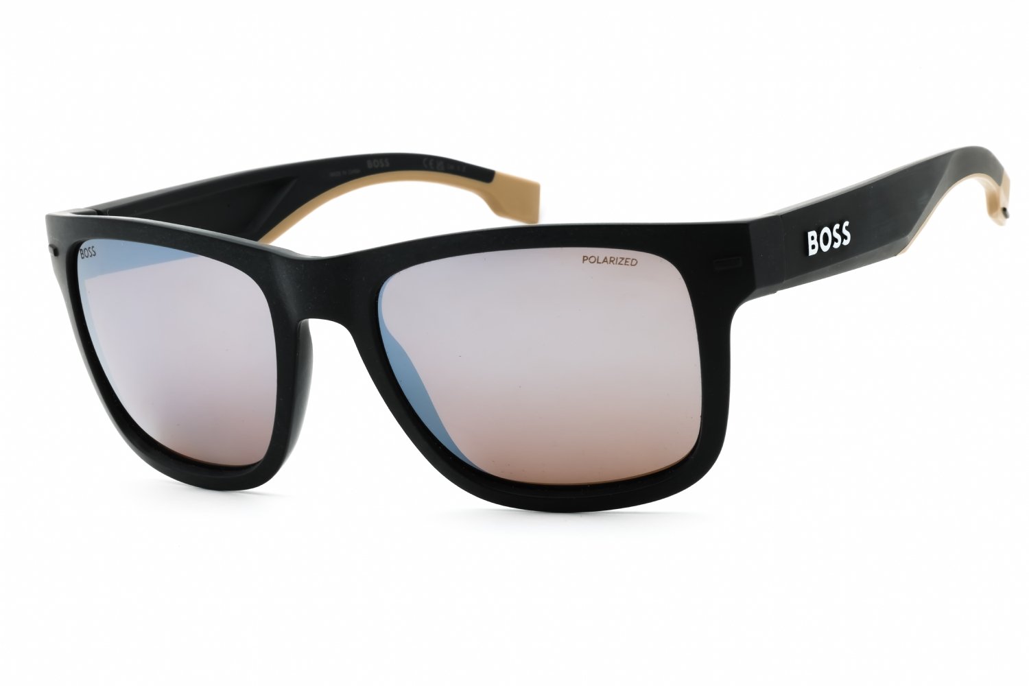 Hugo Boss BOSS 1496/S Matte Black Beige / Beige Mirrored 087 ZV 55X19X140