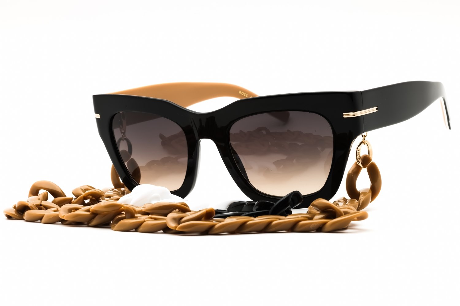Hugo Boss BOSS 1520/N/S BLACK BEIGE/GREYBROWN DS 00WM PR 51-21-145 MM