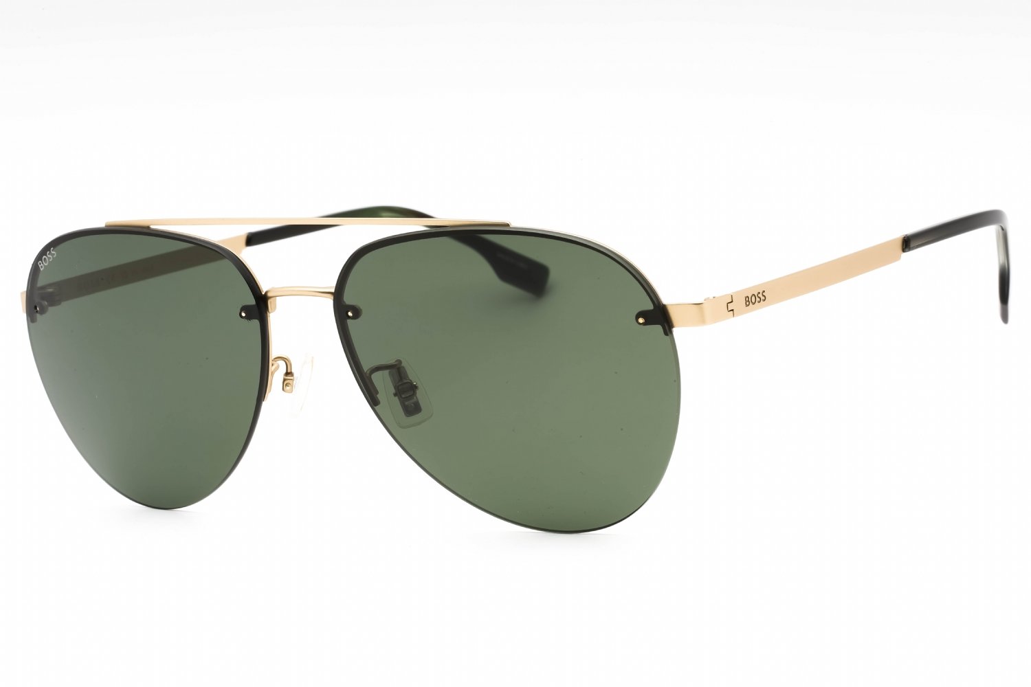 Hugo Boss BOSS 1537/F/SK MATTE GOLD/GREEN 0AOZ QT 62-15-145 MM