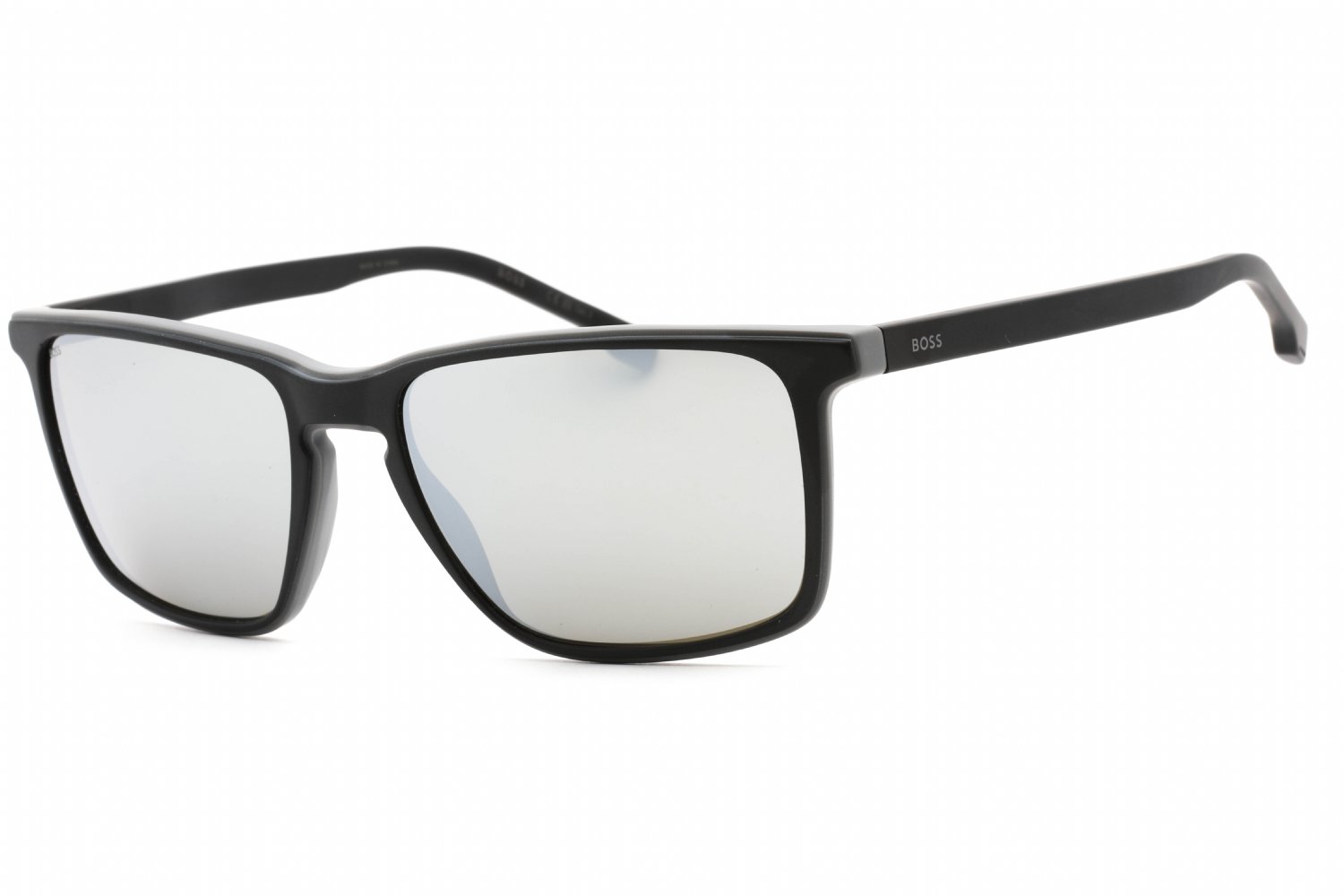 Hugo Boss BOSS 1556/O/S Matte Black Grey / Silver Mirror 0O6W T4 57-18-145 MM