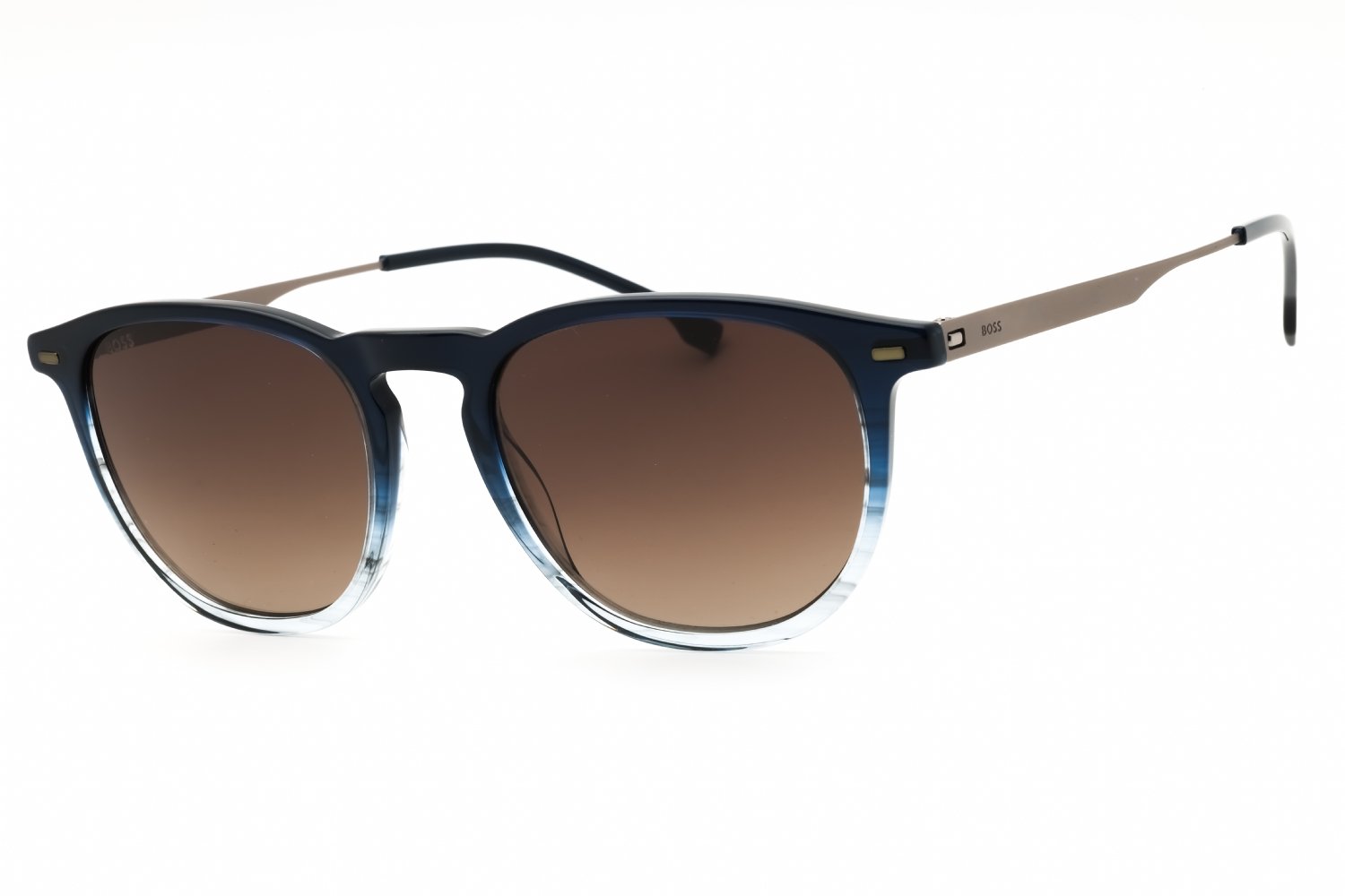 Hugo Boss BOSS 1639/S BLUE HORN RUTHENIUM/BROWN SF 0QEU HA 52-20-150 MM