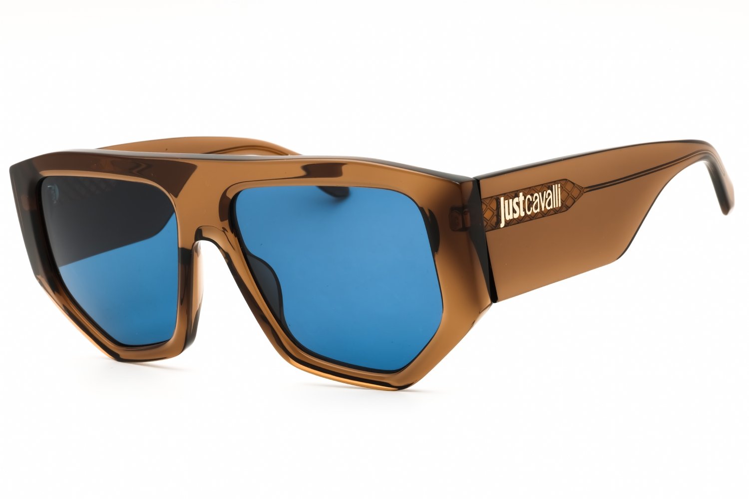 Just Cavalli SJC097 Transparent Light Brown/Blue 0805 58X17X140