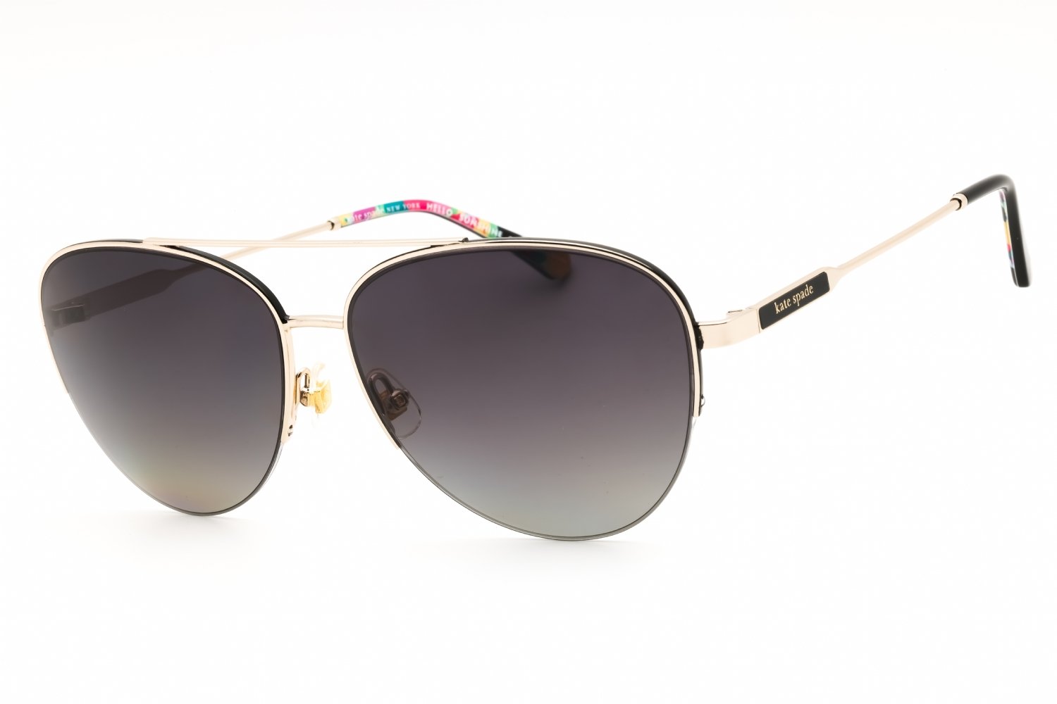 Kate Spade JANECE/G/S GOLD BLACK/GREY SF PZ 0RHL WJ 58-14-140 MM