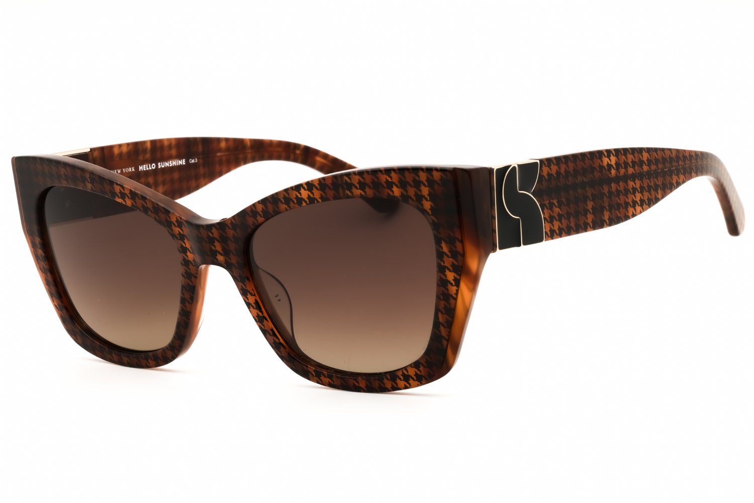 Kate Spade KS JAYDA/G/S BW PTT/BROWN SF 0305 HA 53X19X140