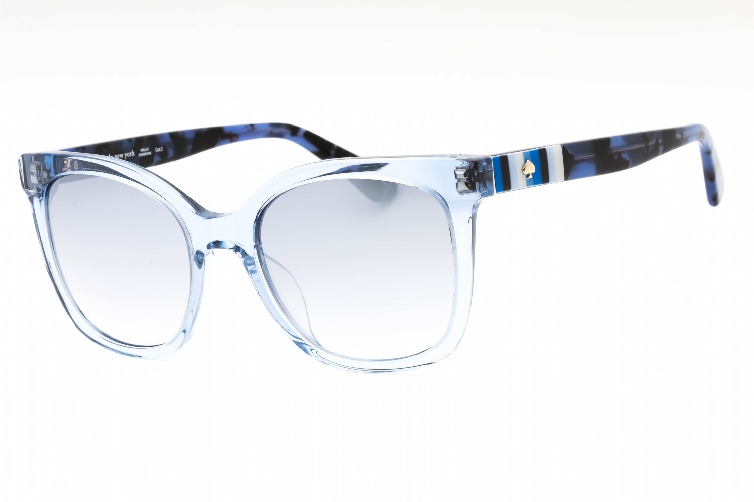 Kate Spade KIYA/S Blue (IC gray mirror shaded silver lens) 0PJP 00 53X19X140