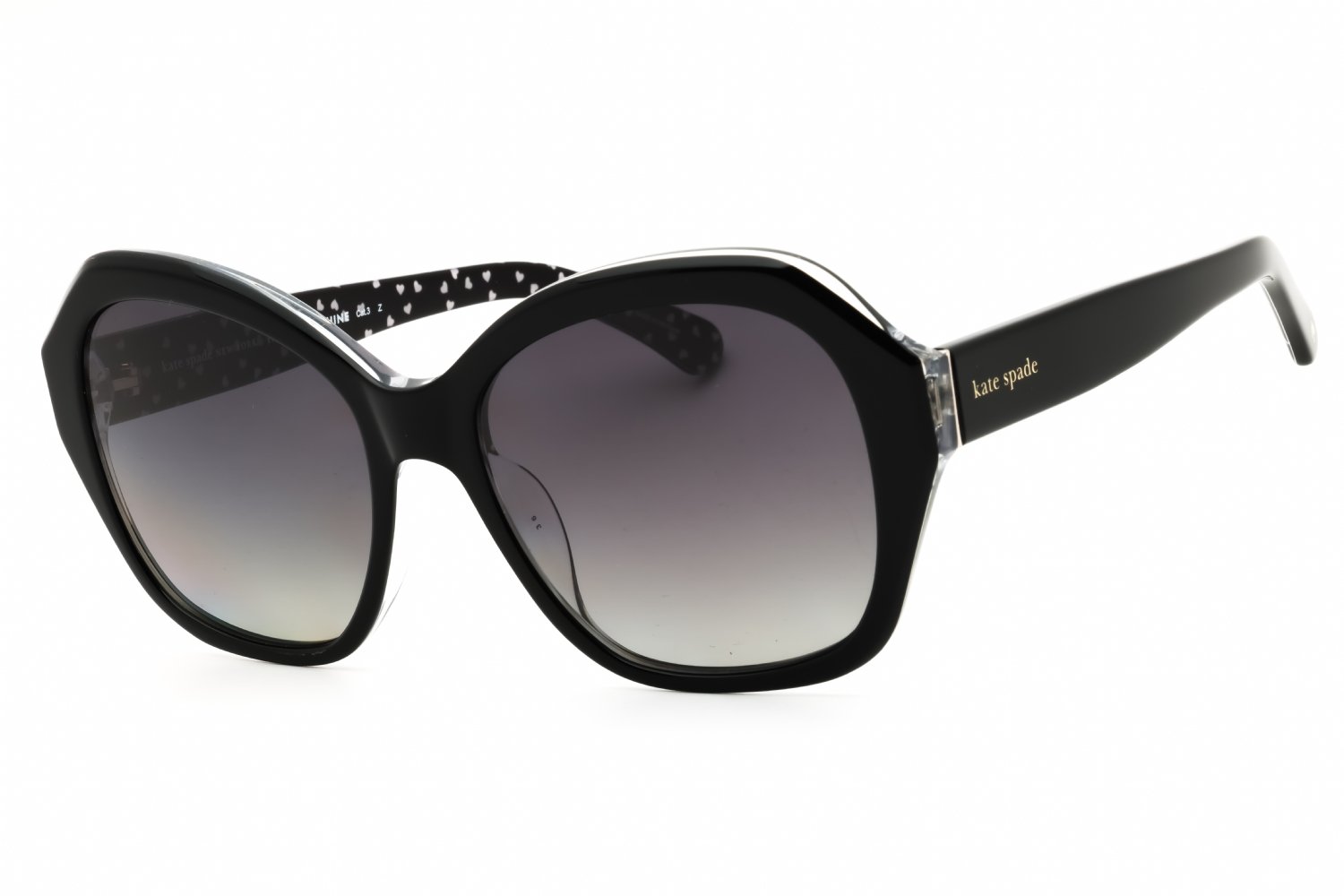Kate Spade LOTTIE/G/S BLACK/GREY SF PZ 0807 WJ 55-17-140 MM