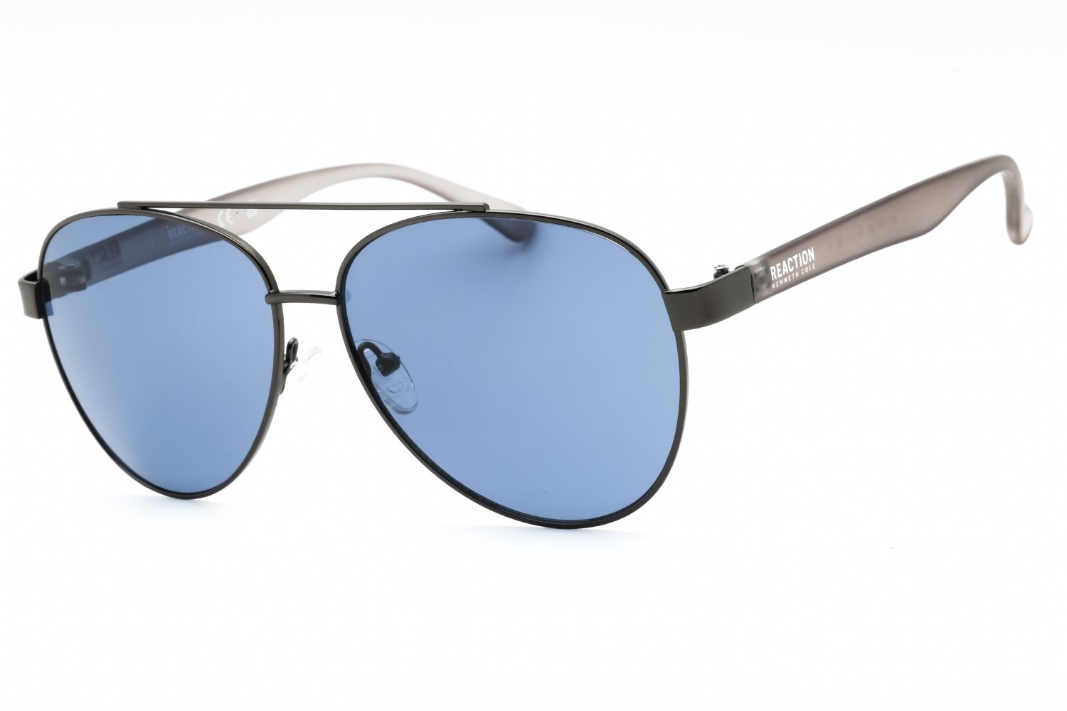 Kenneth Cole Reaction KC1394 shiny gunmetal / blue 08V 59-13-140 MM
