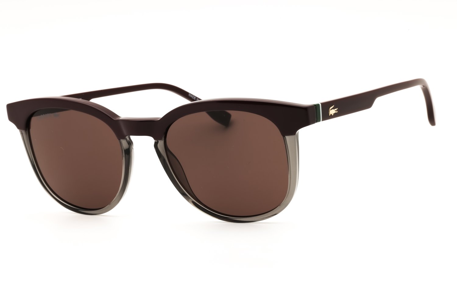 Lacoste L6073S BURGUNDY/ TRANSPARENT GREY/Brown 601 52X19X145