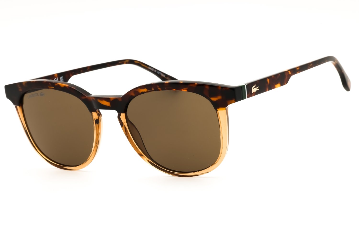 Lacoste L6073S HAVANA/TRANSPARENT CARAMEL/Brown 217 52X19X145