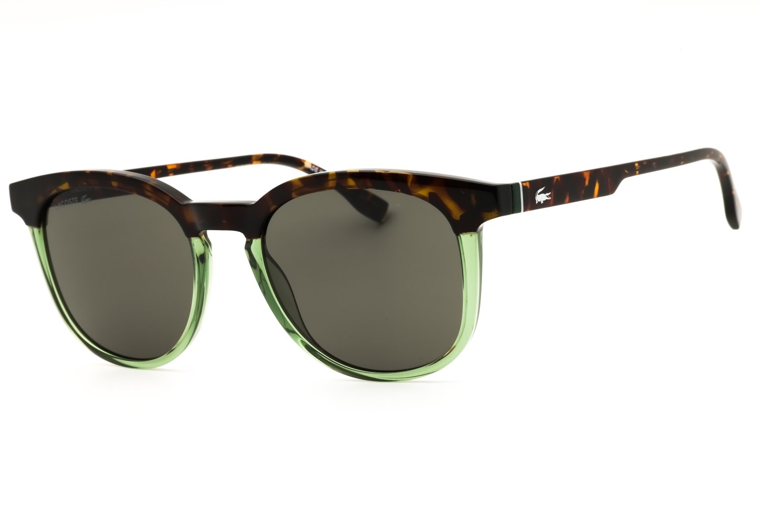 Lacoste L6073S HAVANA/TRANSPARENT LIGHT GREEN/Green 223 52X19X145