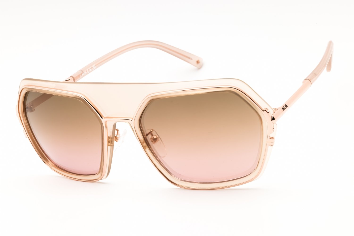MCM MW0018-H shiny pink / gradient brown 72F 56-19-140 MM
