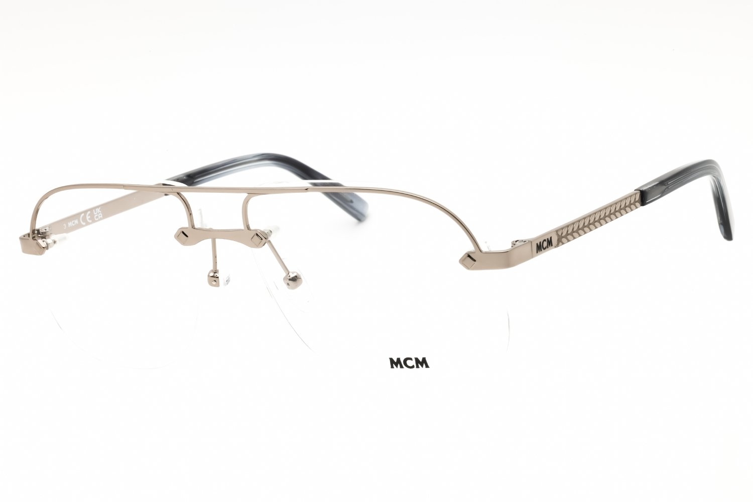 MCM MW5019-H shiny light ruthenium / Clear demo lens 014 59X12X145