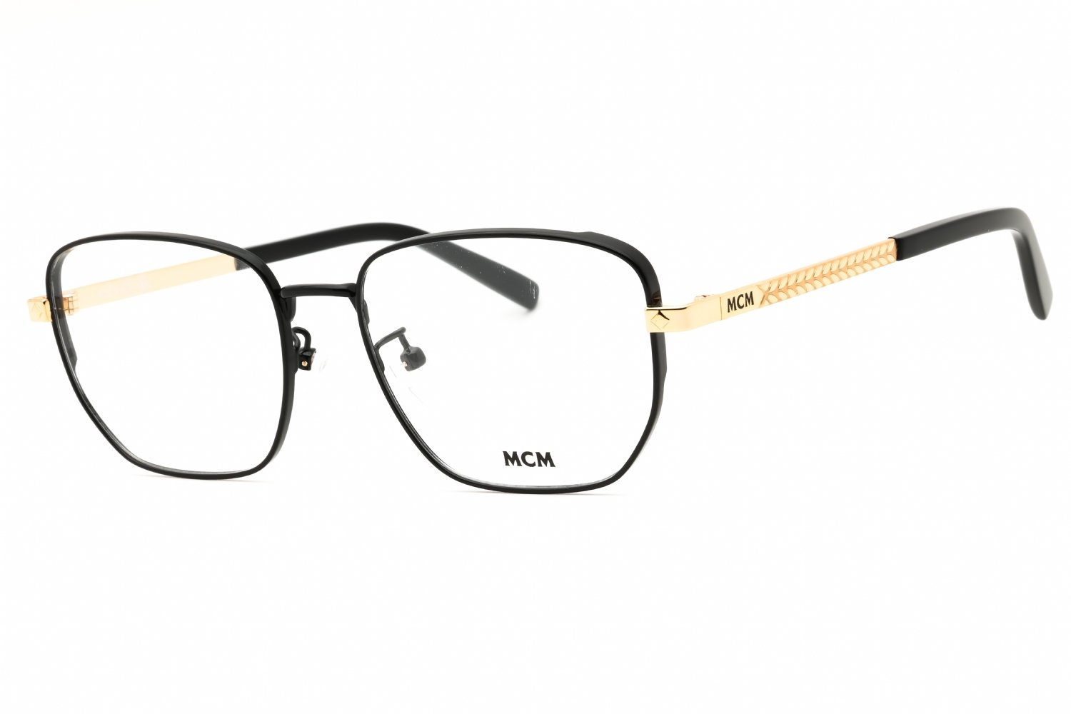 MCM MW5021-H shiny black / Clear demo lens 001 53X17X145