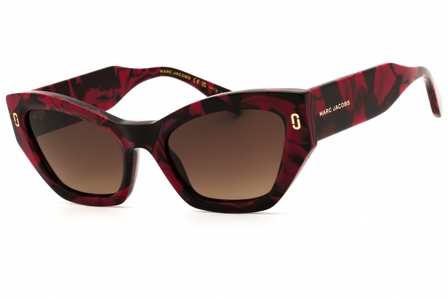 Marc Jacobs MJ 1117/S MARBLE BURGUNDY/BROWN SF 0I34 HA 54X20X145
