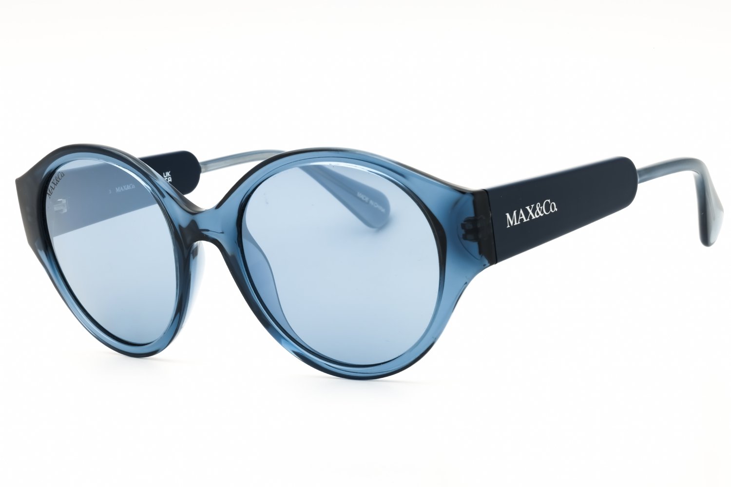 Max & Co MO0058 shiny blue / blue mirror 90X 54X20X140