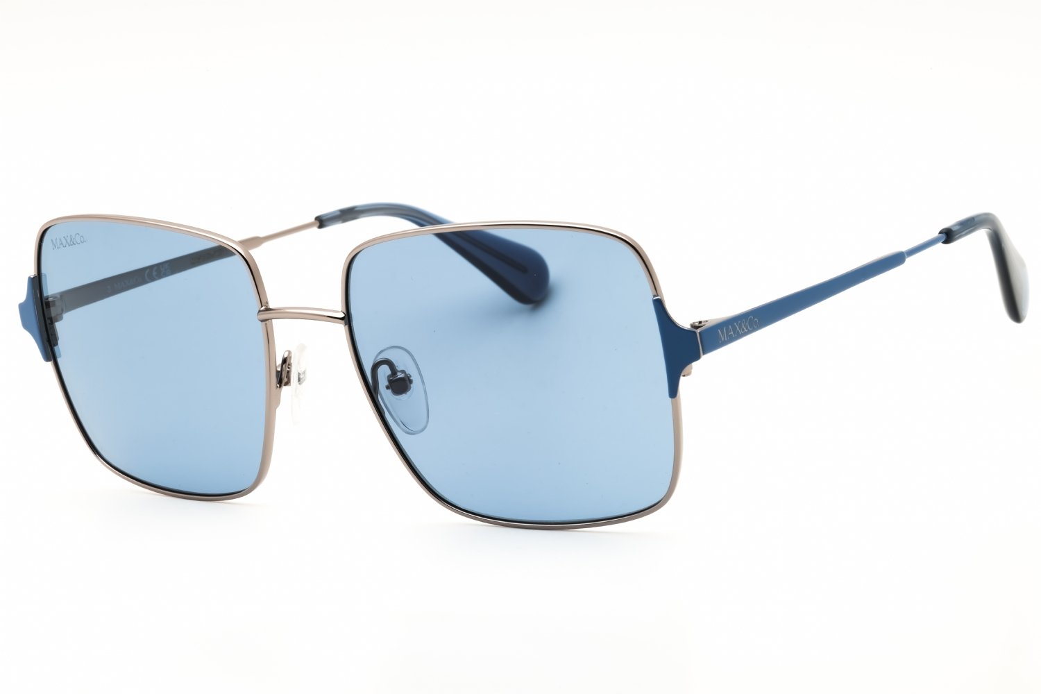Max & Co MO0072 shiny light ruthenium / blue 14V 56X17X140