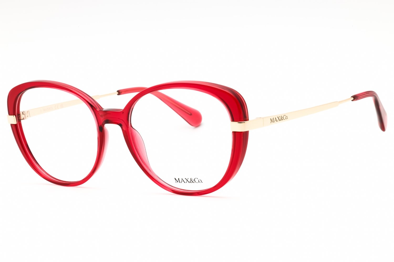 Max & Co MO5112 shiny red/clear demo lens 066 54-17-140 MM