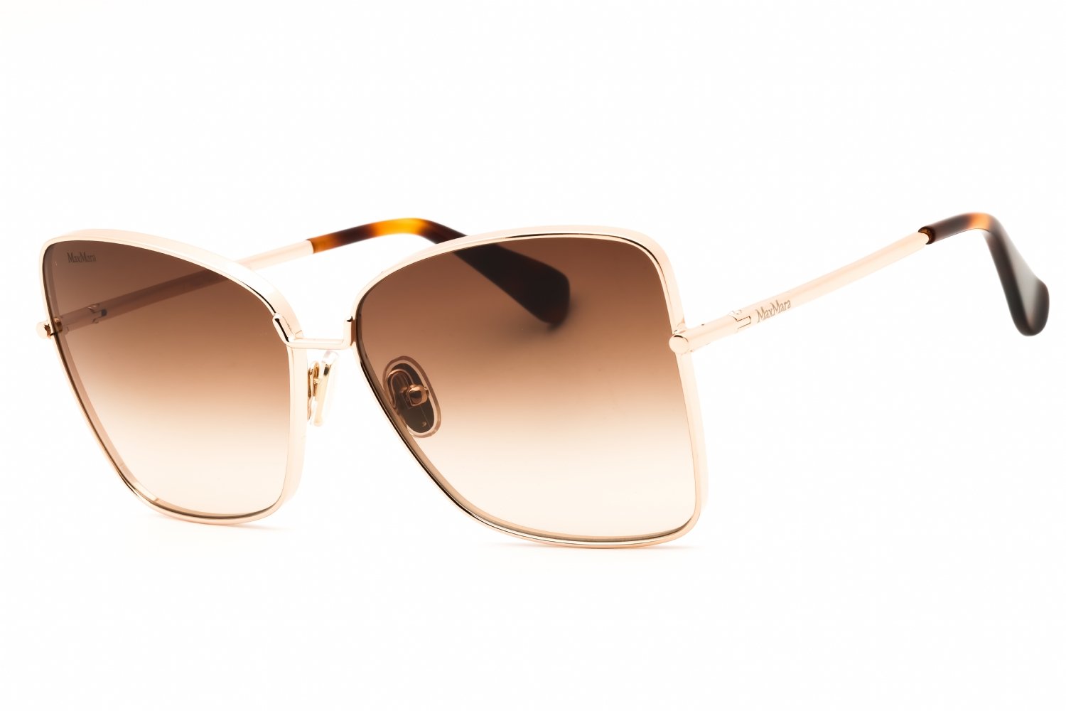 Max Mara MM0097 shiny rose gold / gradient brown 28F 59-14-135 MM