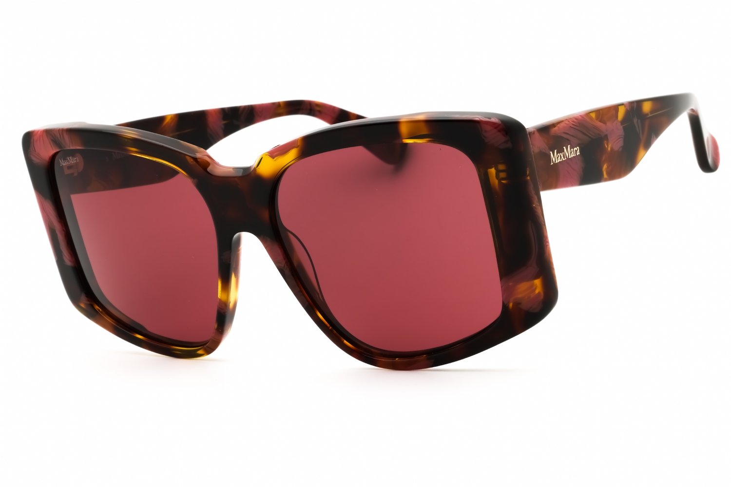 Max Mara MM0098 coloured havana / bordeaux 55S 57-16-140 MM