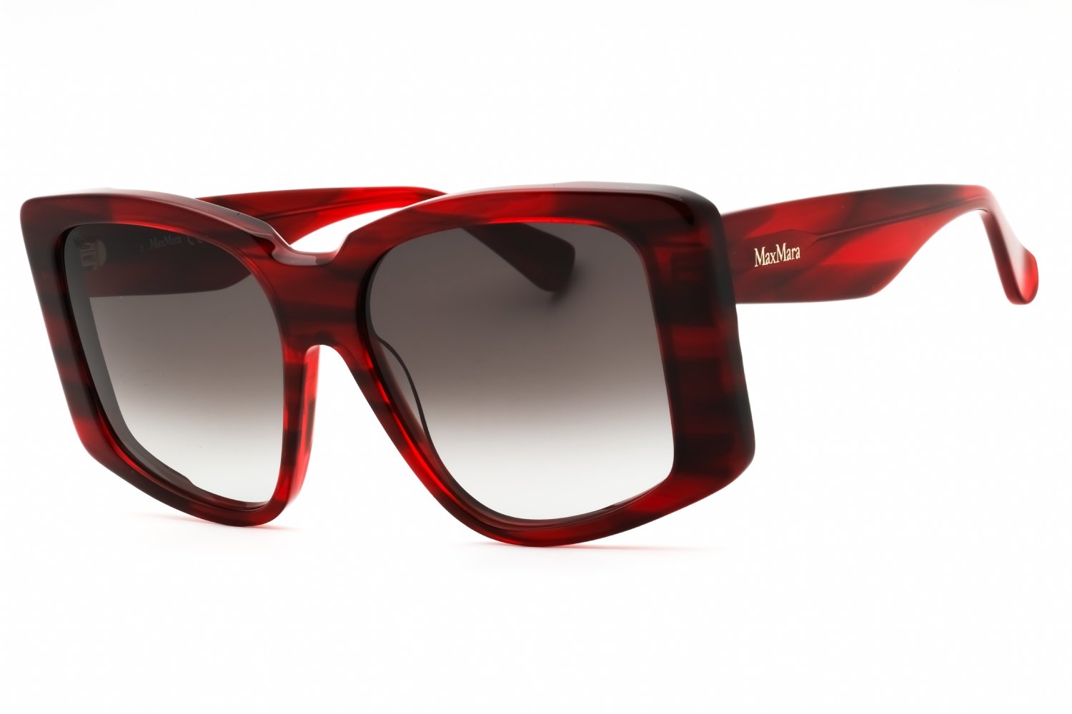 Max Mara MM0098 shiny red / gradient smoke 66B 57-16-140 MM