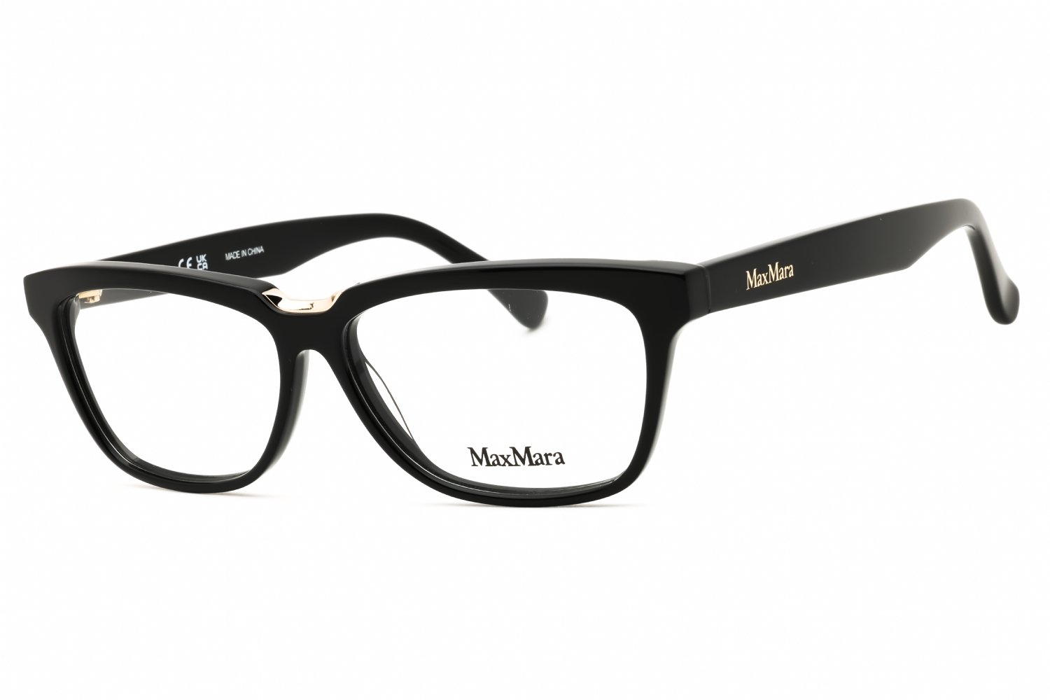 Max Mara MM5133 shiny black / clear demo lens 001 54X12X140